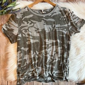 We The Free | camo relaxed short sleeve t-shirt
